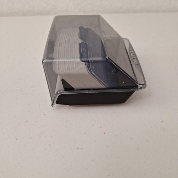Vintage Rolodex Open Card Flip Top File COMPLETE New Old Stock - Picture 6 of 15
